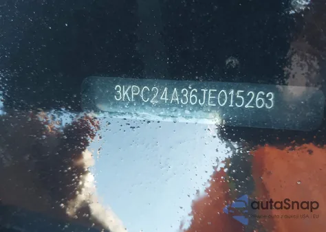 2018 Hyundai Accent Se z USA, uszkodzony, nr VIN 3KPC24A36JE015263